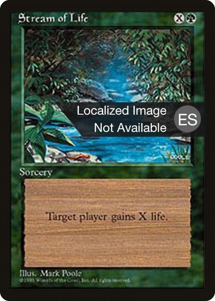{F} Stream of Life [Fourth Edition (Foreign Black Border)][FBB 4ED 272]