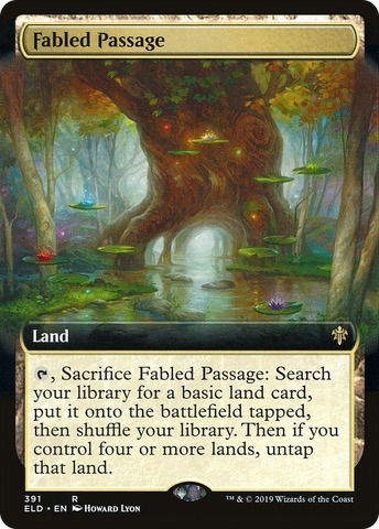 {R} Fabled Passage (Extended Art) [Throne of Eldraine][ELD 391]