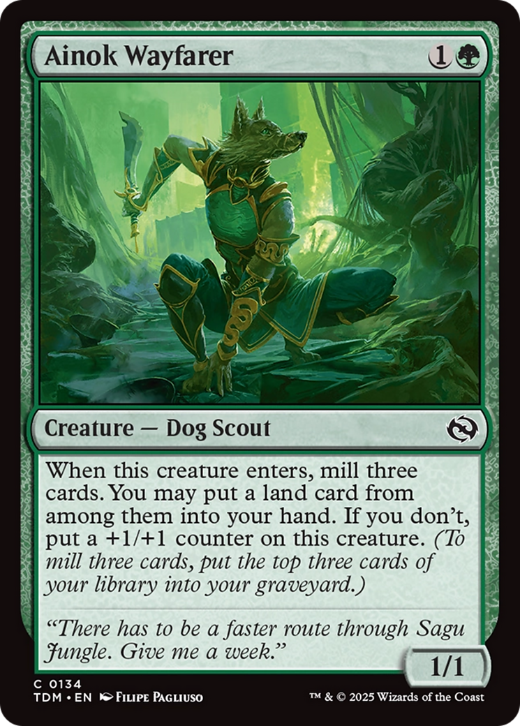 {@C} Ainok Wayfarer [Tarkir: Dragonstorm][TDM 134]