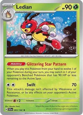 [PKM] Ledian (003/142) [Scarlet & Violet: Black Star Promos]