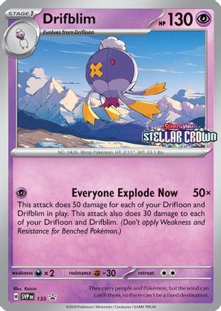 [PKM] Drifblim (SVP135) [Scarlet & Violet: Black Star Promos]