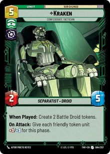 {SW-C}Kraken - Confederate Tactician (084/257) [Twilight of the Republic]