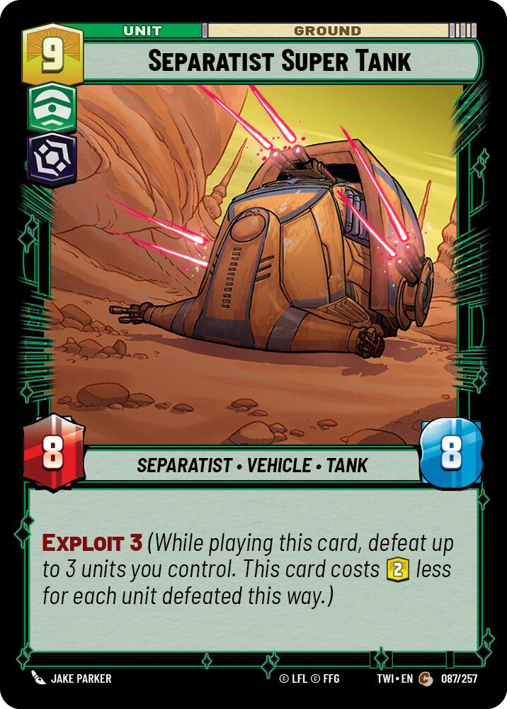 {SW-C}Separatist Super Tank (087/257) [Twilight of the Republic]