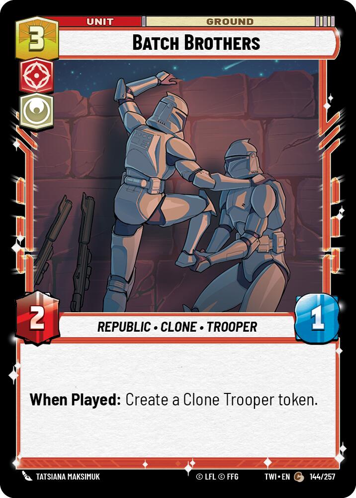 {SW-C}Batch Brothers (144/257) [Twilight of the Republic]
