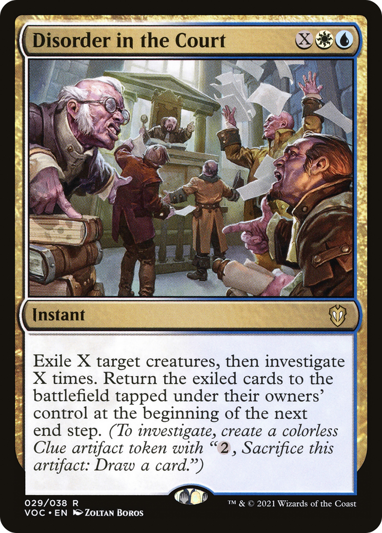 {R} Disorder in the Court [Innistrad: Crimson Vow Commander][VOC 029]