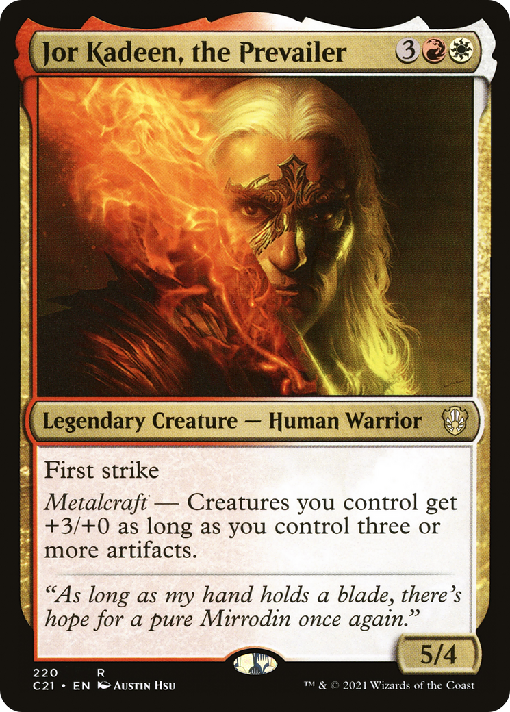 {R} Jor Kadeen, the Prevailer [Commander 2021][C21 220]