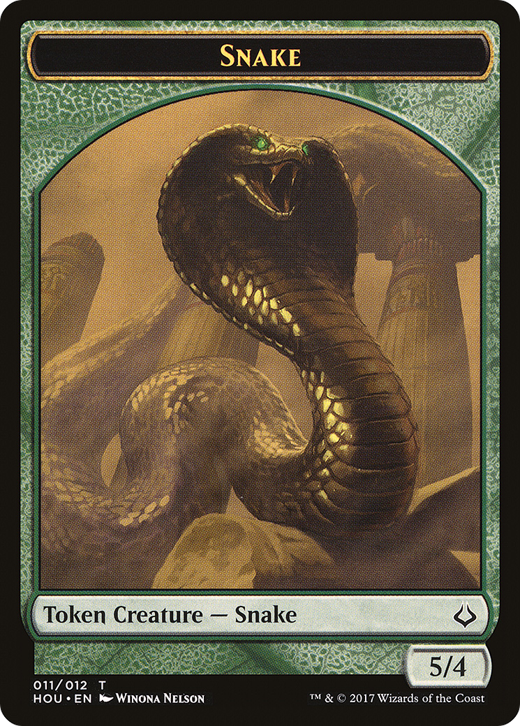 {T} Snake Token [Hour of Devastation Tokens][THOU 011] - Misty Mountain Games