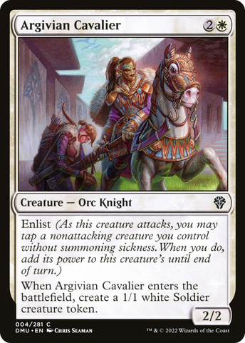 {C} Argivian Cavalier [Dominaria United][DMU 004]