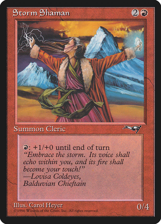 {C} Storm Shaman (Female) [Alliances][ALL 081]