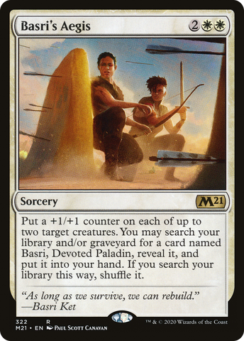 {R} Basri's Aegis [Core Set 2021][M21 322]
