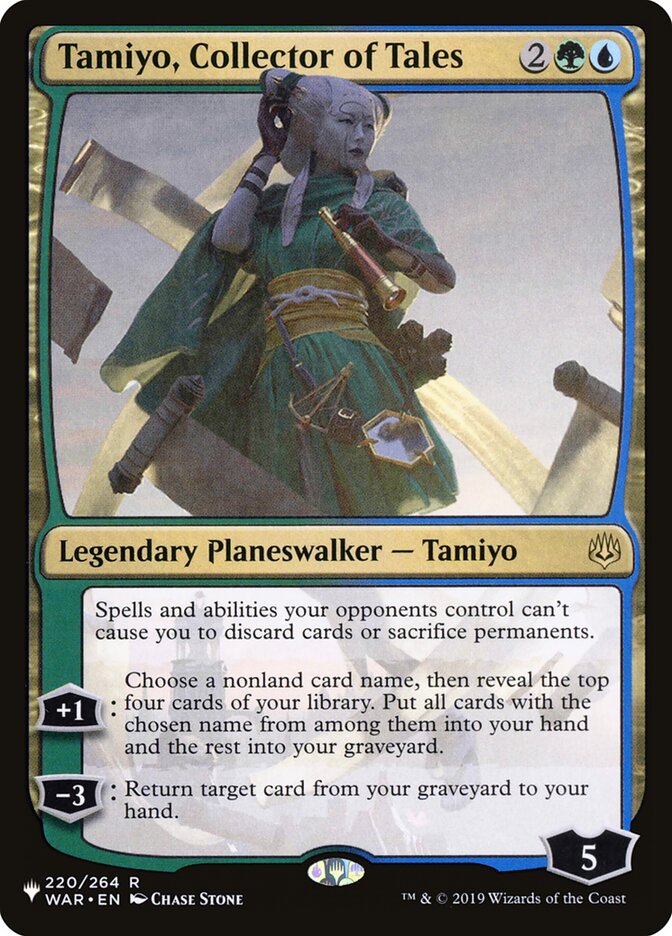 {R} Tamiyo, Collector of Tales [The List][LS WAR 220]