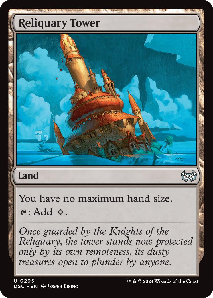 {C} Reliquary Tower [Duskmourn: House of Horror Commander][DSC 295]
