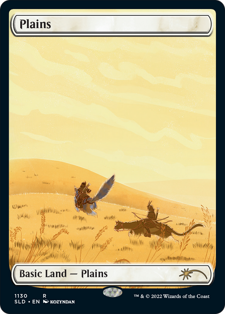 {B}[SLD 1130] Plains (1130) (Full-Art) [Secret Lair Drop Series]