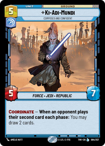{SW-R}Ki-Adi-Mundi - Composed and Confident (064/257) [Twilight of the Republic]