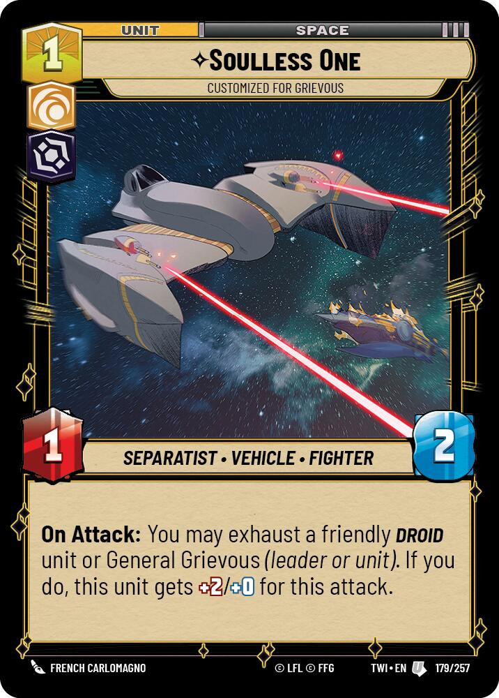 {SW-C}Soulless One - Customized for Grievous (179/257) [Twilight of the Republic]