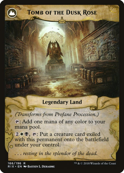 {R} Profane Procession // Tomb of the Dusk Rose [Rivals of Ixalan][RIX 166] - Misty Mountain Games