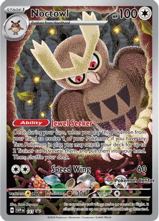 [PKM] Noctowl (141) (Pokemon Center Exclusive) [Scarlet & Violet: Black Star Promos]