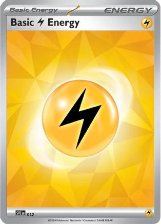 [PKM BE] Basic Lightning Energy (012) [Scarlet & Violet: Stellar Crown]