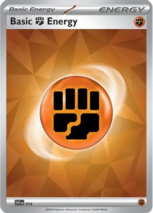 Basic Fighting Energy (014)(Holo) [Scarlet & Violet: Stellar Crown]