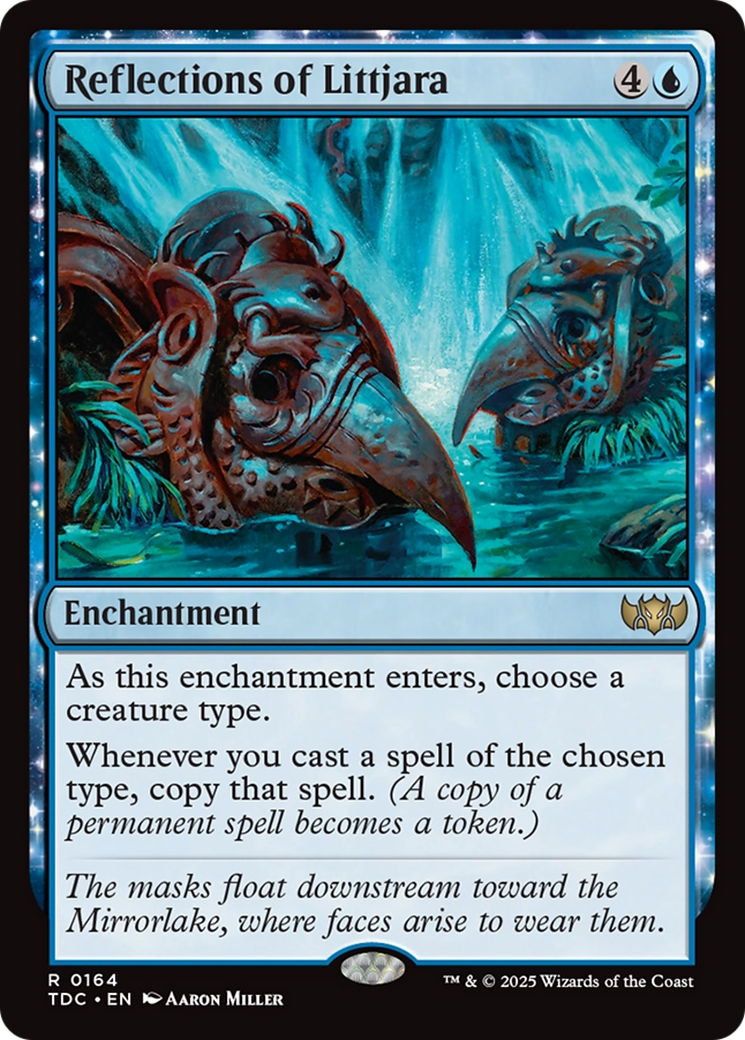 {R} Reflections of Littjara [Tarkir: Dragonstorm Commander][TDC 164]