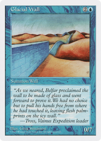 {C} Glacial Wall [Fifth Edition][5ED 091]