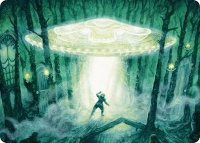 {A} Unidentified Hovership Art Card [Duskmourn: House of Horror Art Series][ADSK 002]