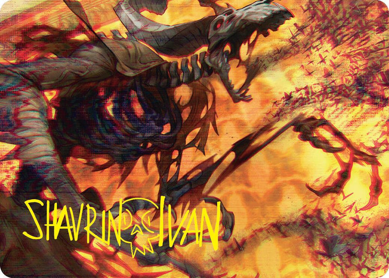 {A} Unwanted Remake Art Card (Gold-Stamped Signature) [Duskmourn: House of Horror Art Series][GS ADSK 031]