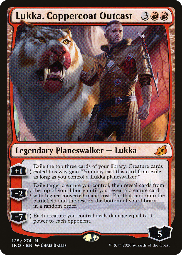 {R} Lukka, Coppercoat Outcast [Ikoria: Lair of Behemoths][IKO 125]