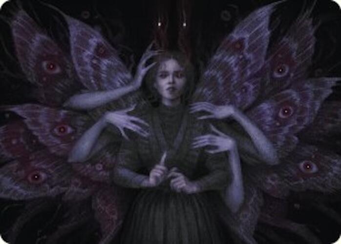 {A} Demonic Counsel Art Card (7/54) [Duskmourn: House of Horror Art Series][ADSK 007]