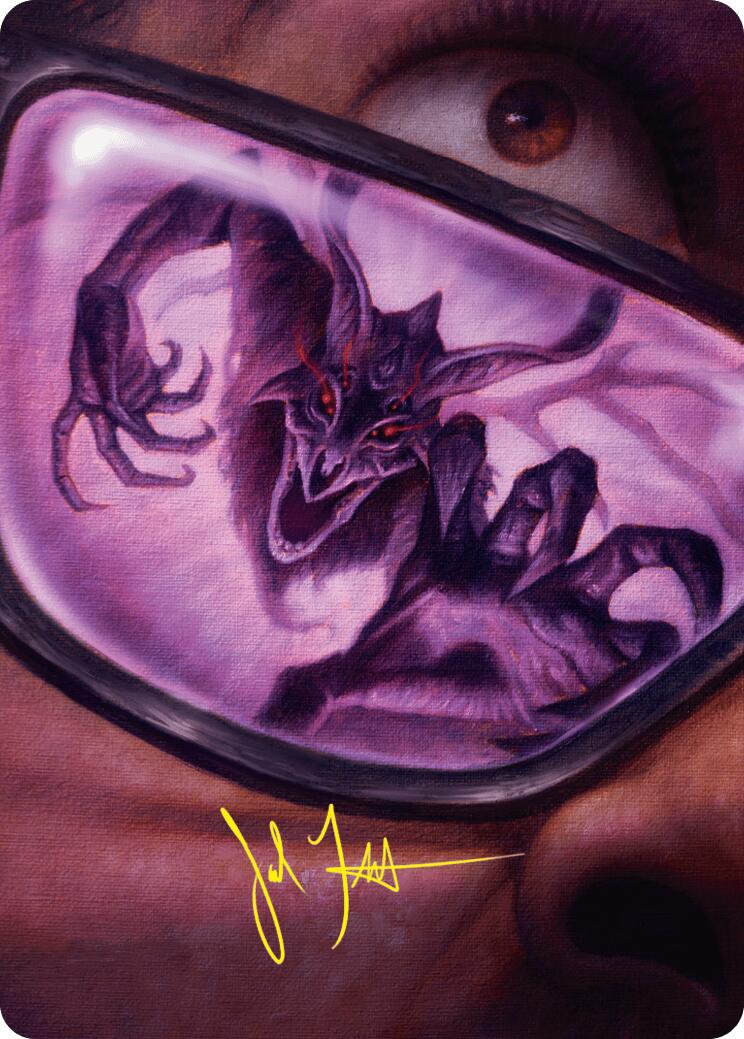 {A} Doomsday Excruciator Art Card (Gold-Stamped Signature) [Duskmourn: House of Horror Art Series][GS ADSK 038]