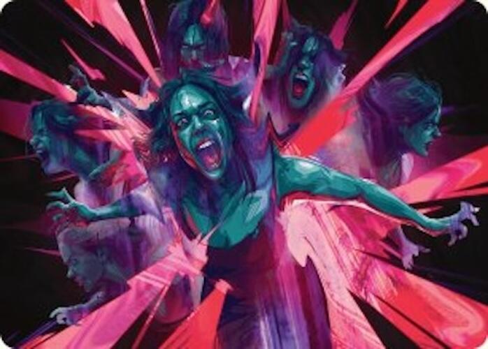 {A} Waltz of Rage Art Card [Duskmourn: House of Horror Art Series][ADSK 035]