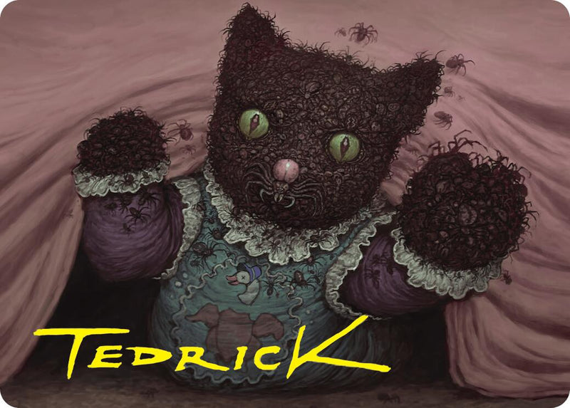 {A} Twitching Doll Art Card (Gold-Stamped Signature) [Duskmourn: House of Horror Art Series][GS ADSK 048]