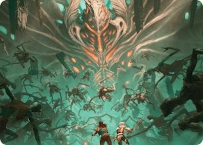{A} Valgavoth's Onslaught Art Card [Duskmourn: House of Horror Art Series][ADSK 016]