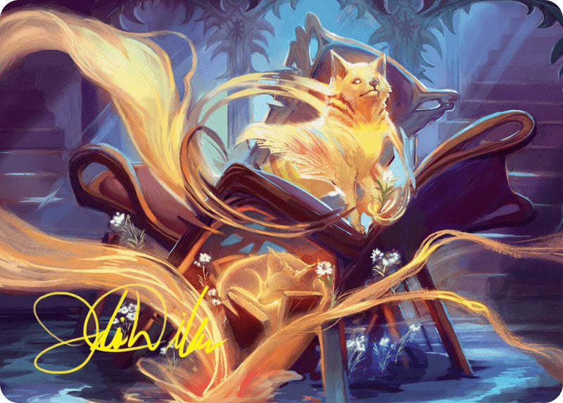 {A} Inquisitive Glimmer Art Card (Gold-Stamped Signature) [Duskmourn: House of Horror Art Series][GS ADSK 017]
