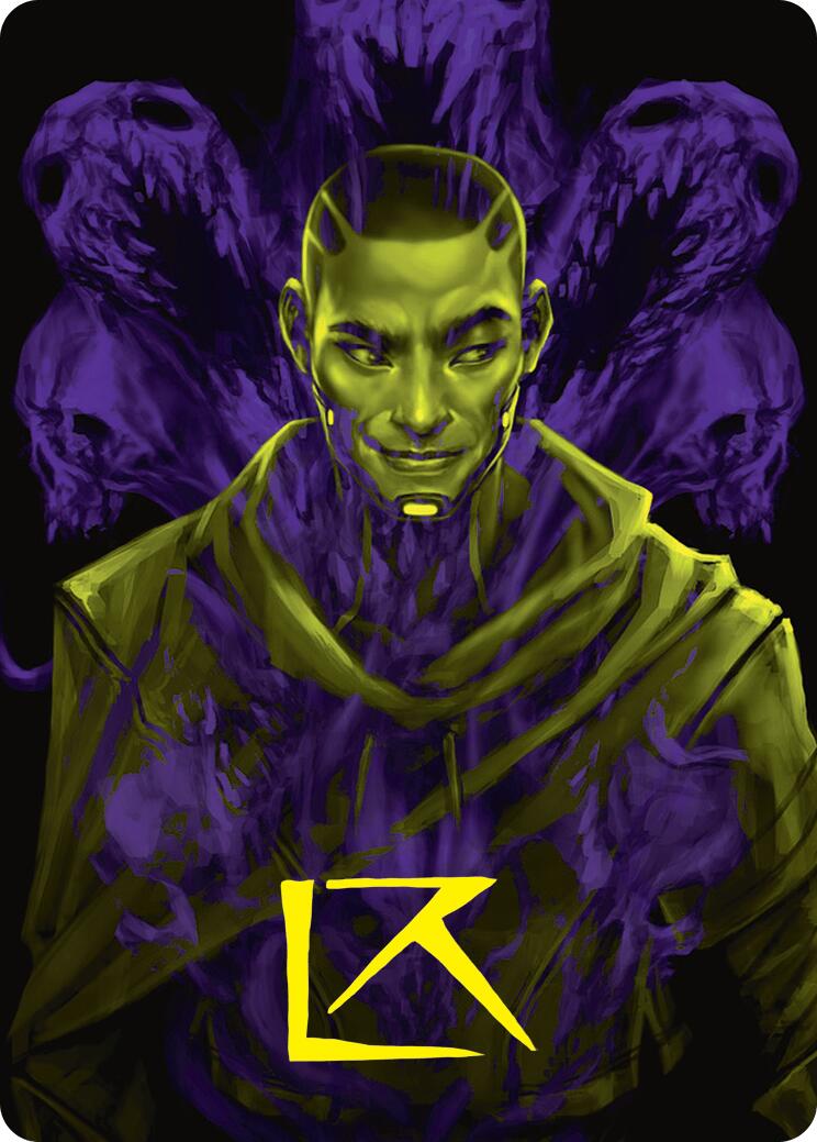 {A} Kaito, Bane of Nightmares Art Card (Gold-Stamped Signature) [Duskmourn: House of Horror Art Series][GS ADSK 042]