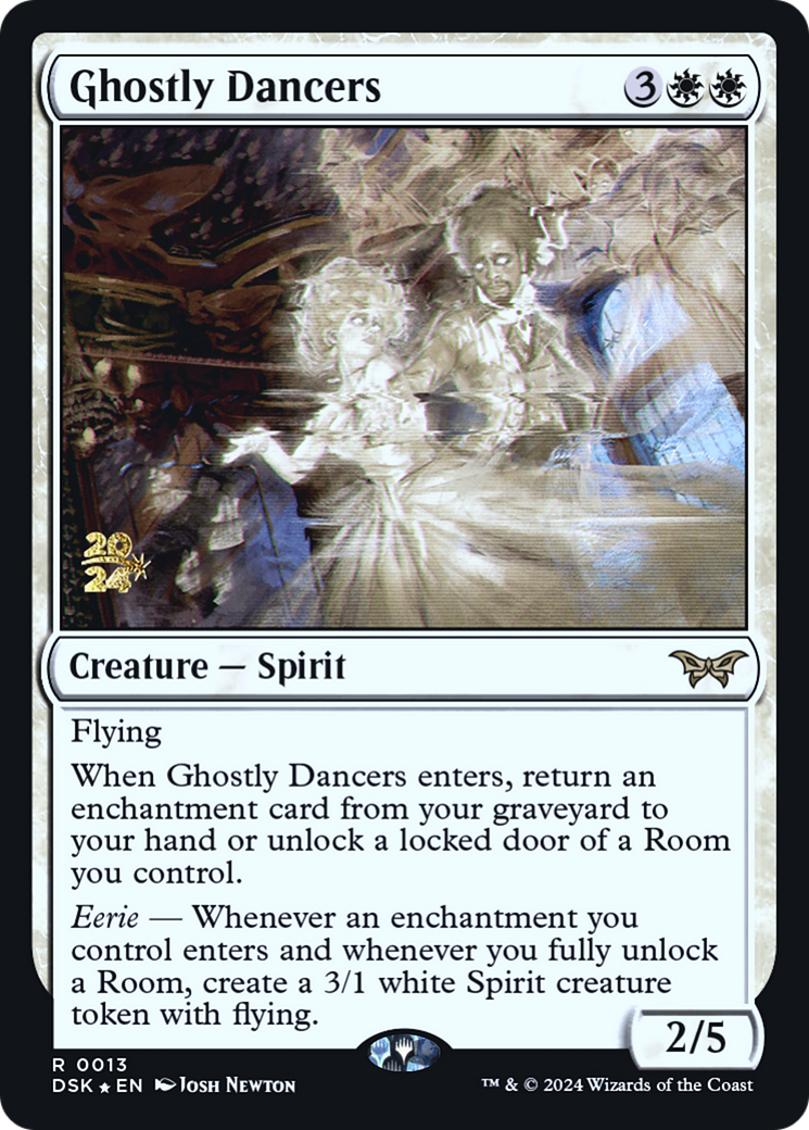 {@R} Ghostly Dancers [Duskmourn: House of Horror Prerelease Promos][PR DSK 013]