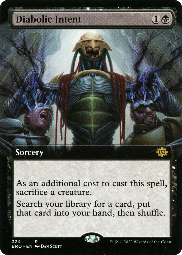 {R} Diabolic Intent (Extended Art) [The Brothers' War][BRO 324]