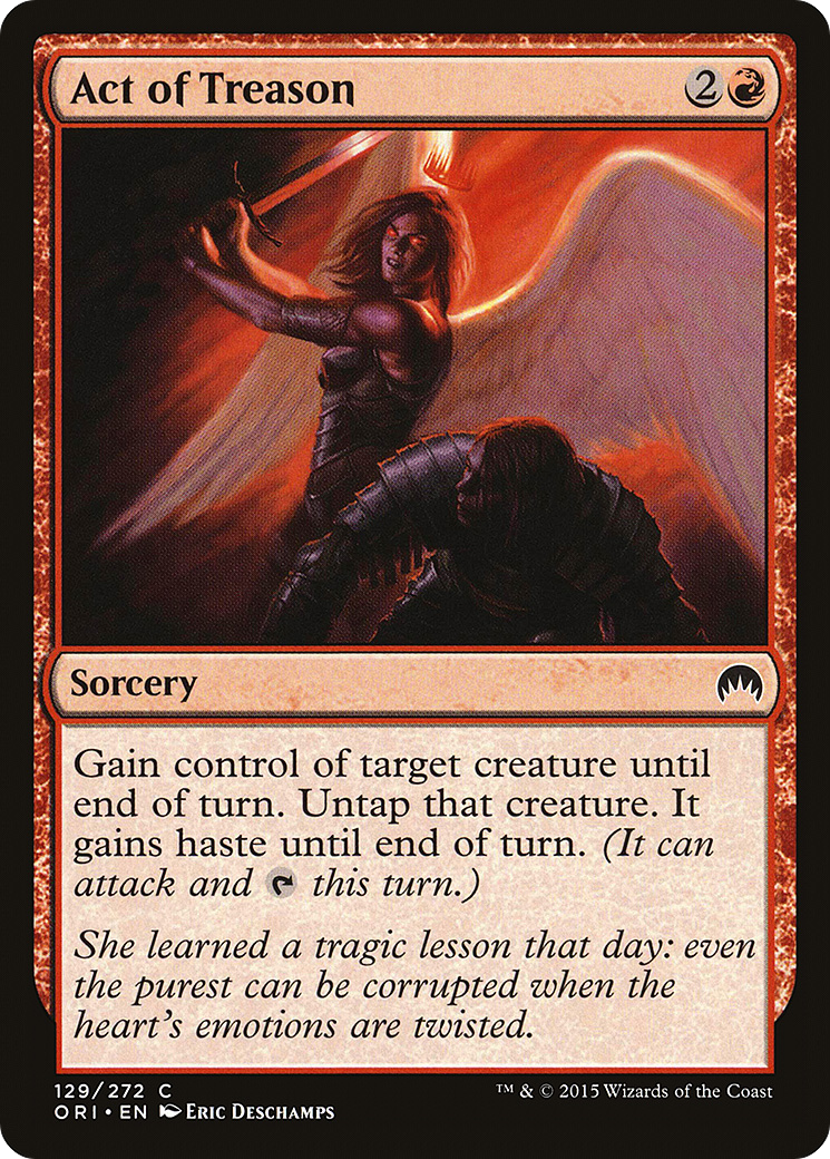 {C} Act of Treason [Magic Origins][ORI 129]