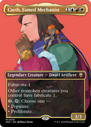 {R} Cayth, Famed Mechanist (Borderless) [Modern Horizons 3 Commander][M3C 010]