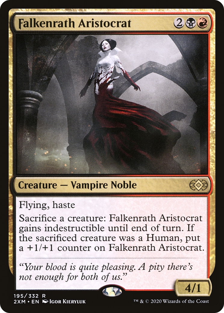 {R} Falkenrath Aristocrat [Double Masters][2XM 195]