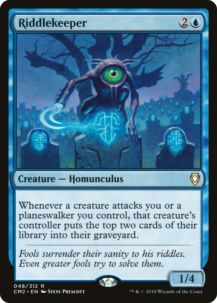{R} Riddlekeeper [Commander Anthology Volume II][CM2 048] - Misty Mountain Games