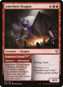 {C} Amethyst Dragon // Explosive Crystal [Commander Legends: Battle for Baldur's Gate][CLB 160]