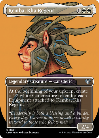 {C} Kemba, Kha Regent (Borderless Profile) [Commander Masters][CMM 671]