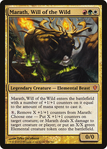 {R} Marath, Will of the Wild [Commander 2013][C13 198]