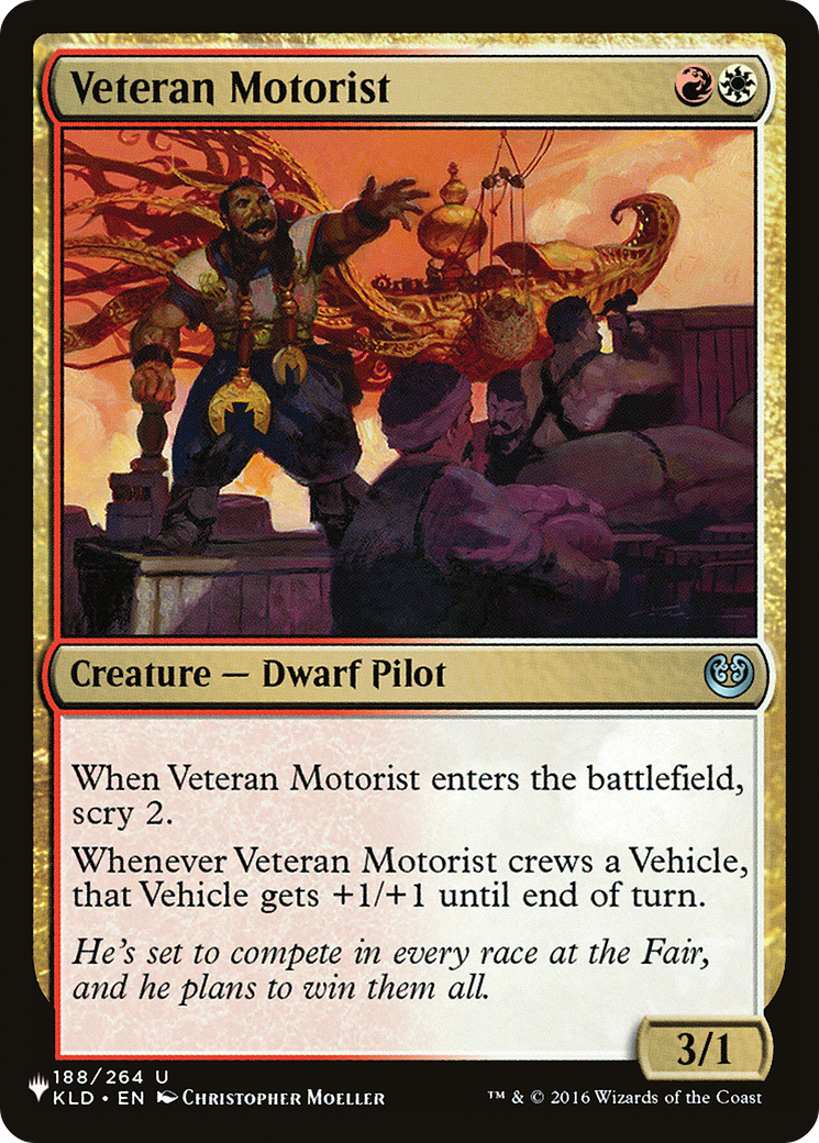 Veteran Motorist [LIST KLD-188]