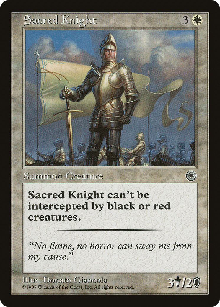 {C} Sacred Knight [Portal][POR 024]