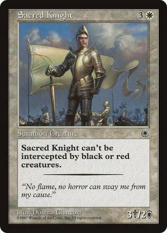 {C} Sacred Knight [Portal][POR 024]