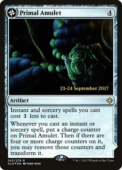 {R} Primal Amulet // Primal Wellspring [Ixalan Prerelease Promos][PR XLN 243] - Misty Mountain Games