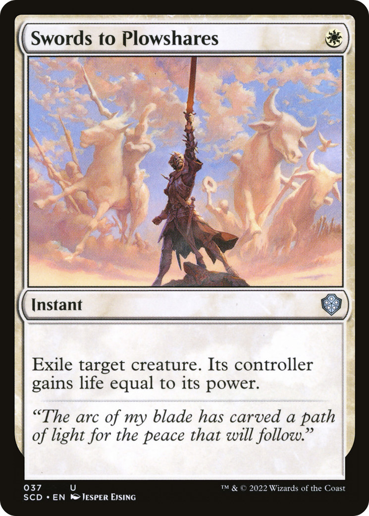 {C} Swords to Plowshares [Starter Commander Decks][SCD 037]