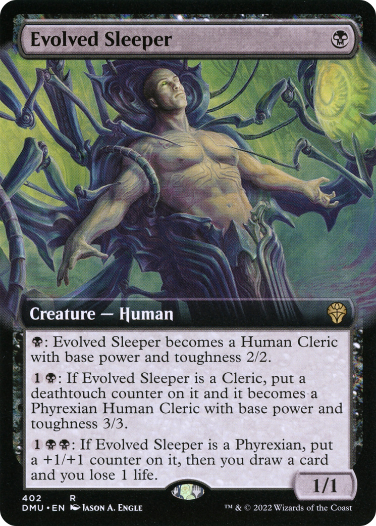 {R} Evolved Sleeper (Extended Art) [Dominaria United][DMU 402]